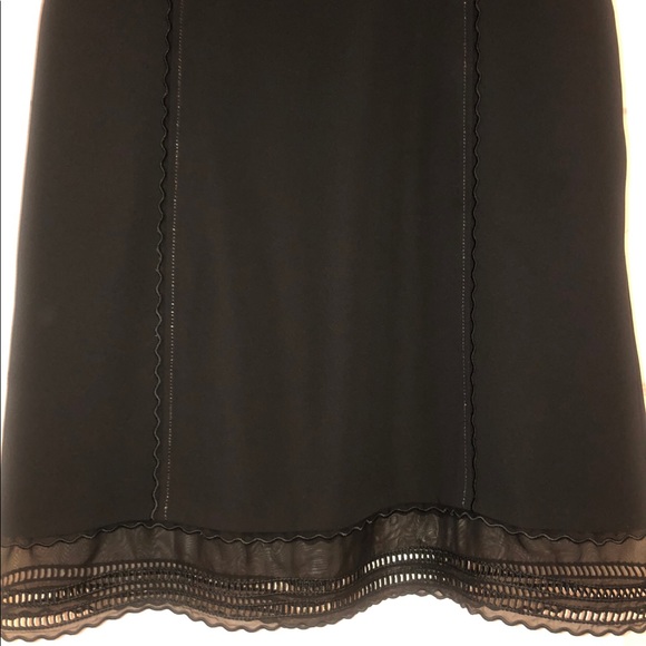 COACH Black mini dress Classic/Timeless (authentic) Lattice Trim - Picture 4 of 16